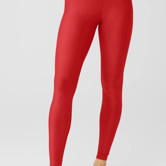 Alo Yoga Highwaist Leggings in Red - Picture 1 of 6